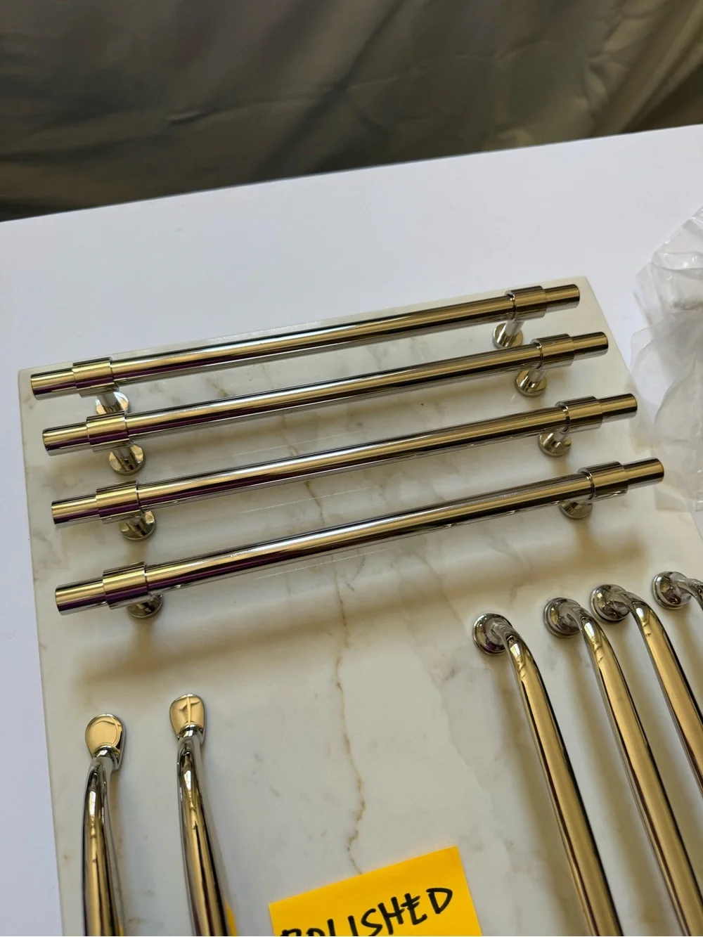 POTTERY BARN Polished Nickel Cabinet & Drawer Pulls